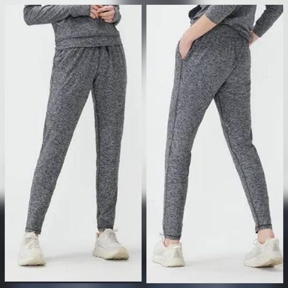 Outdoor Voices Pants - Outdoor Voices Cloud Knit All Day Super Soft Grey Heather Joggers Sweatpants
